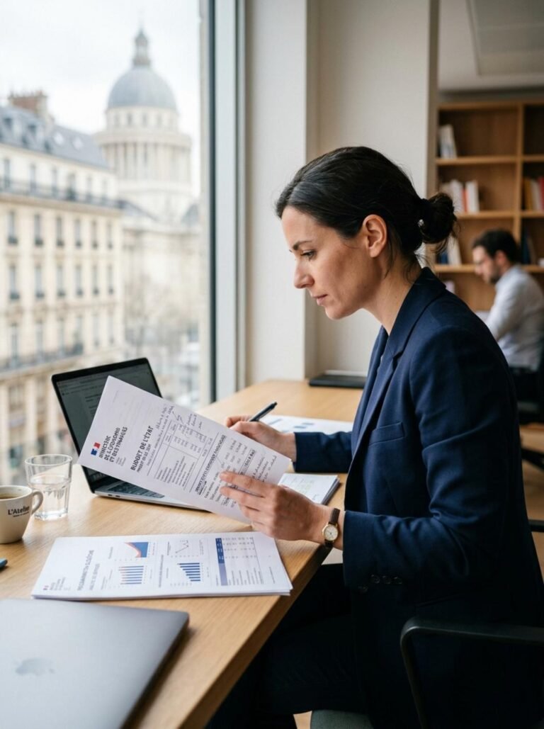 Graphique du budget de la france et dette à 119 %