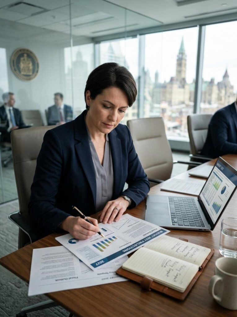 Répartition du budget 2027 sous pression des taux